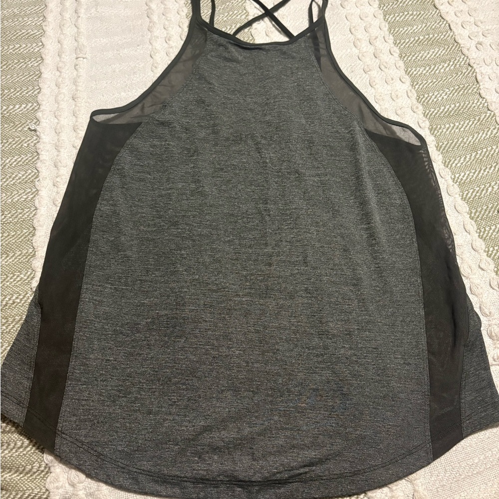 Women's Gray Sleeveless Top
